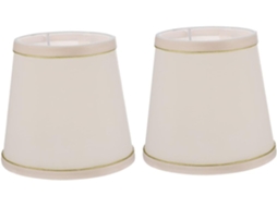 Conjunto de 2 Luminárias de Teto Leves em Tecido. SFUSHOS