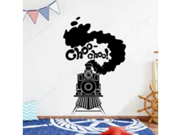 Adesivos Murais De Trem, De Caminho De Fer E De Locomotiva A Vapor Para Quartos De Garçons, Salles De Jeux, Decoração Mural Em Vinil.