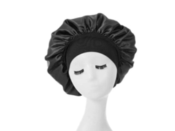 Toalha de dormir Aquaforge que protege seu cabelo enquanto você dorme, preta, tamanho único