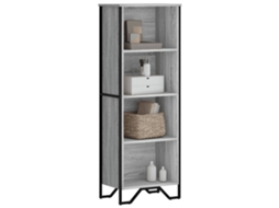Vidaxl Estante 50x31x137,5 Cm Derivados De Madeira Cinzento Sonoma