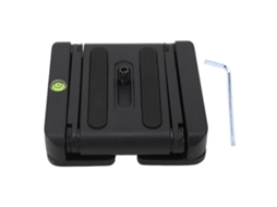 Placa De Liberação Rápida Z Flex Com Cabeça De Bola, Rotação 360°, Alumínio, Parafuso 1/4'' Para Câmera