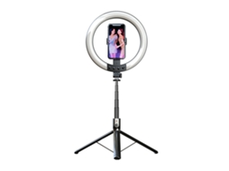 Bastão De Selfie Compatível Com Bluetooth Com Suporte Dobrável E Controle Remoto De Obturador Com Luz De Preenchimento De Led Para Fotografia Profissi