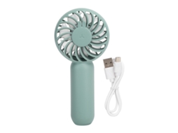 Ventilador Pequeno Portátil Usb, 3 Velocidades, Compacto, Bonito, Bateria Integrada.