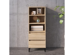 Aparador Alto 40x36x110 Cm Derivados de Madera de Roble Sonoma