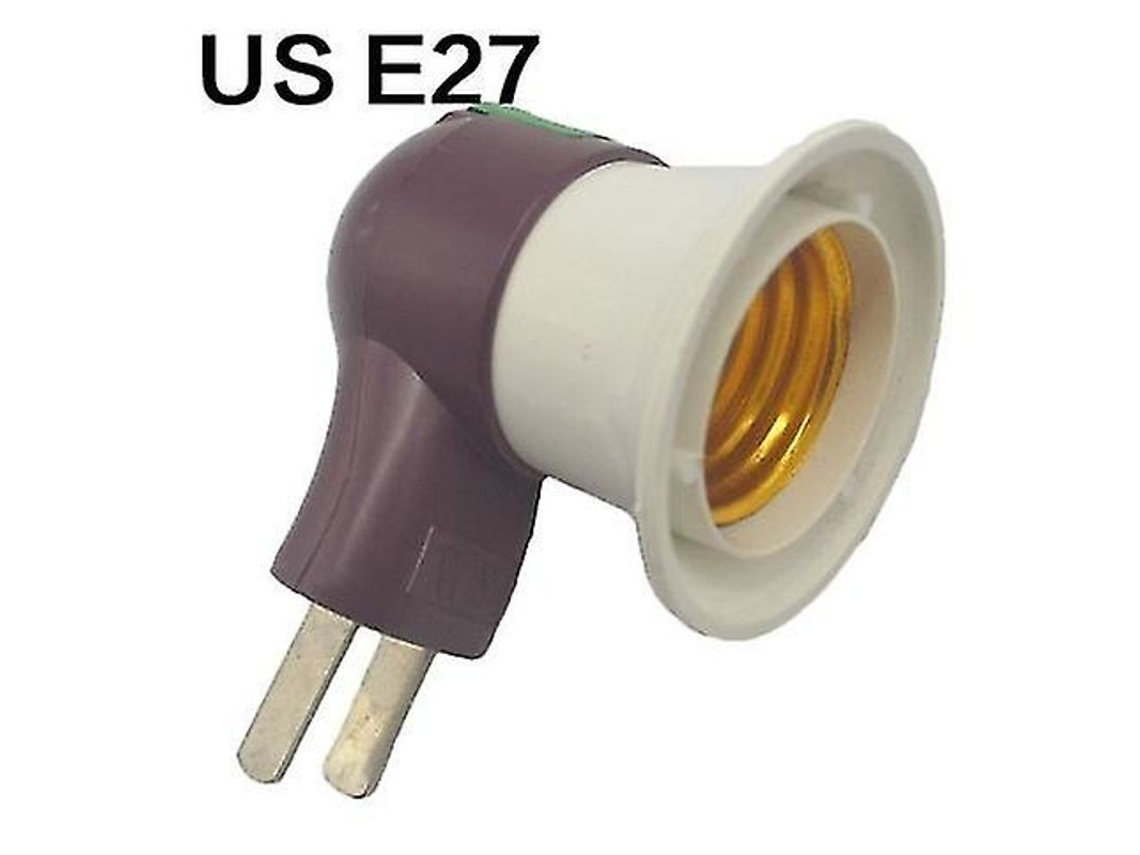 Adaptador De Soquete De Lâmpada E12 Para E14 Conversor De Base Resistente À Alta Temperatura Us E27
