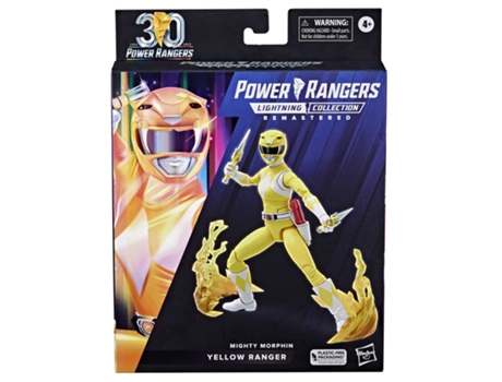 Figura de Ação POWER RANGERS Lightning Collection Remastered Mighty Morphin Ranger Amarela (Idade Mínima: 4 anos)