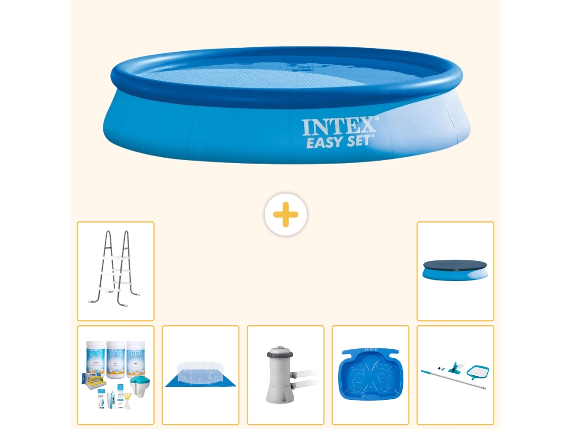 Piscina Easy Set Redonda 366x76 Cm 8 peças S20155 INTEX