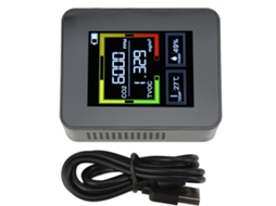 Detector de Dióxido de Carbono Znaz2co2 Monitor de Qualidade do Ar Inteligente 4 em 1 Termômetro e Higrômetro