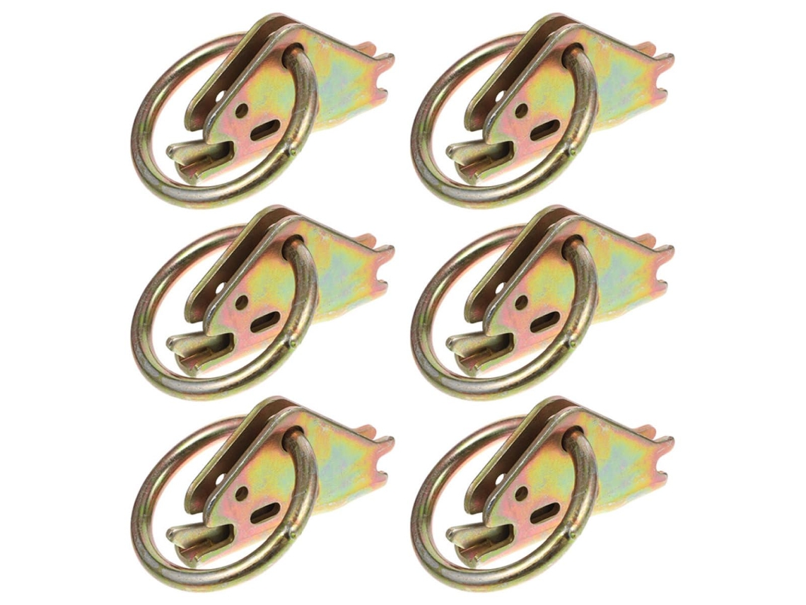 Conjunto De 6 Anéis De Amarração Em Aço Para Trilhos E E O, Acessórios Para Reboque