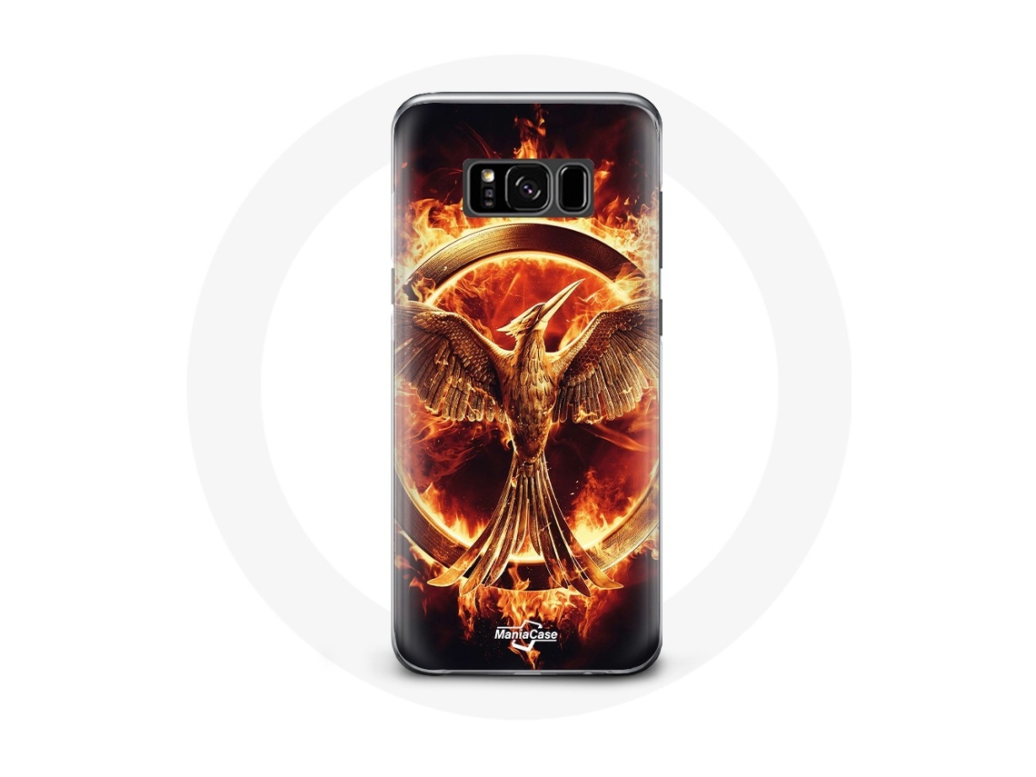 Capa para Samsung Galaxy S8 plus Hunger Games filme logotipo