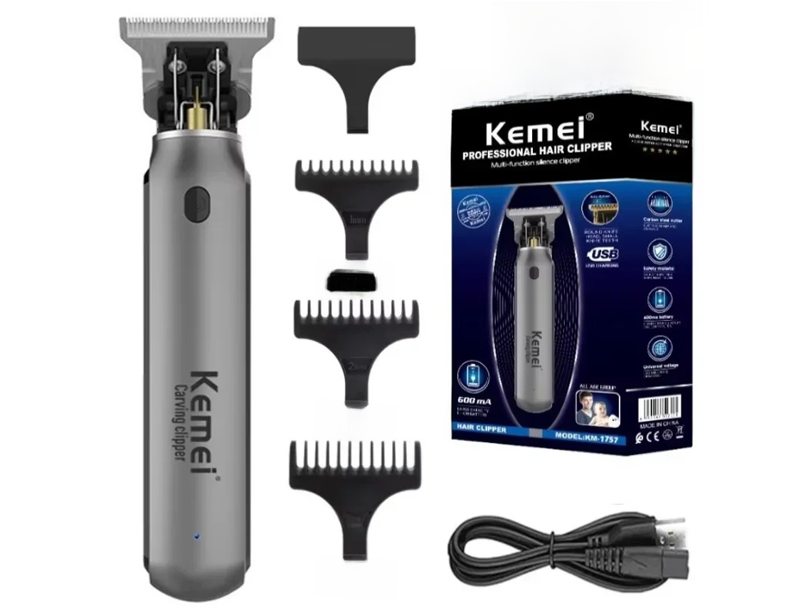 Máquina de Cortar Cabelo Elétrica, Profissional para Homens, Recarregável com Lâminas Que Podem Ser Abastecidas com Óleo. MDUG