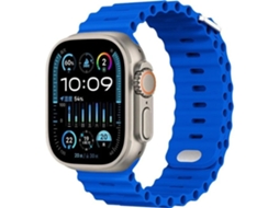 Pulseira ORYSIN Ocean Waves para Apple Watch 10 42mm Azul, Design Resistente e Elegante