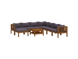 Garden Lounge Set, Garden Lounge Sets Vidaxl Cinzeto Madeira De Acácia (n/a)