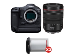Eos R3 + Rf 24 105mm F/4 L Is Usm + 3 Canon Lp e19 + Ebook “20 Dicas para Fotos Que Impressionam” CANON
