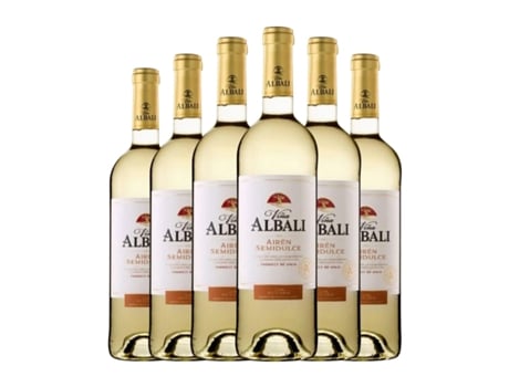 Vinho branco FÉLIX SOLÍS Blanco Airén Semi-seco Semi-doce Valdepeñas (0.75 L - 6 Unidades)