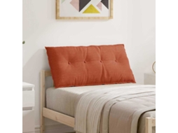 Vidaxl Travesseiro Para Costas Laranja Vermelho 100 X 50 Cm