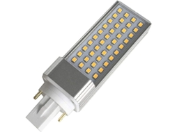 Lâmpada LED Nova Line G24 2 pinos 8w, 265v, branco quente, sem balastro, ajustável, metal | S/MARCA