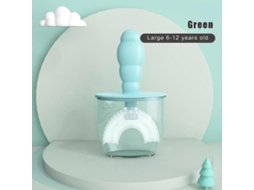 Escova de Dentes Infantil em Formato U para Crianças 2 a 12 Anos, com Limpeza Completa 360°. GOKOCO