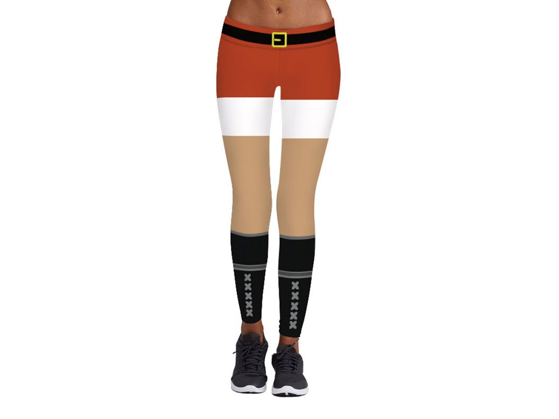 Laxiscreed Leggings Femininas Elásticas E Estampadas Para Yoga, Corrida Ou Fitness, Tamanho P/m
