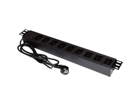 Extensão com 9 Tomadas com Interruptor ALANTEC Pz011 Preto 2000 W