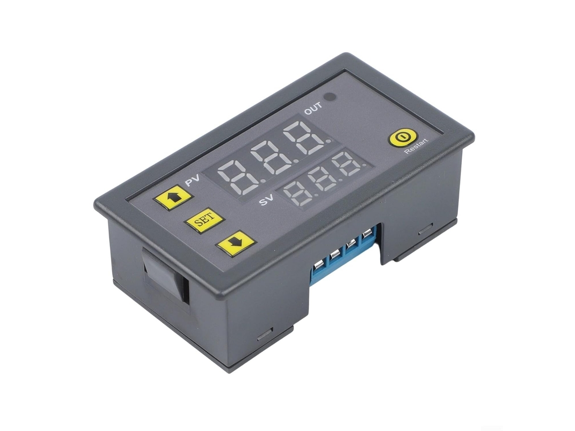 Módulo De Relé Tempo Digital 220v Com Display Led Duplo Compacto.