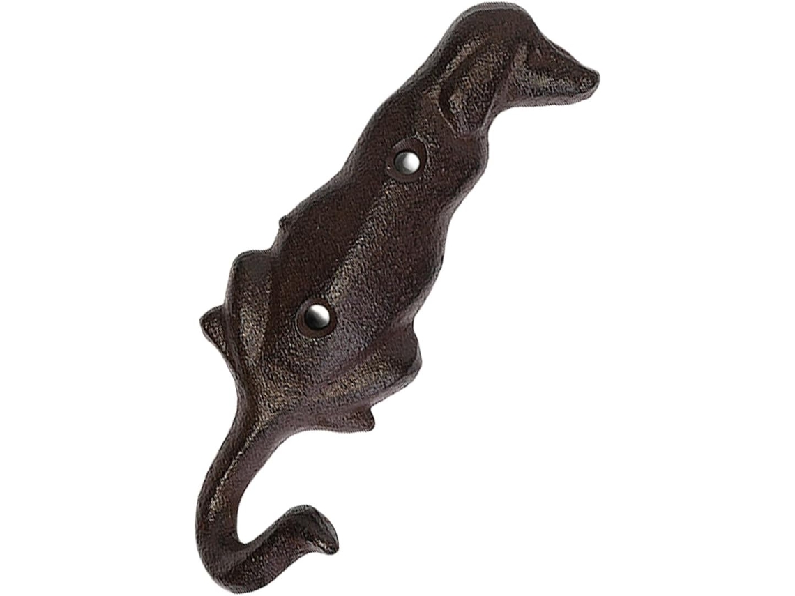 Cabide Decorativo De Ferro Com Tema Cachorro, Gancho Parede Em Design