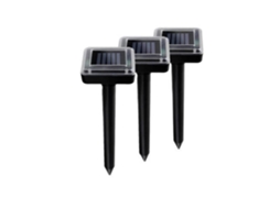 Pacote de 3 painéis solares eletrônicos ultrassônicos Letouch, repelente anti-espinhos, ratos, cobras e passarinhos