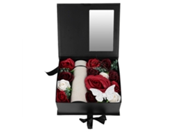 Sabonete Liquido Flor de Rosa Artesanal Presente Romântico com Caixa