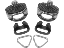 Conjunto Valiclud Com 1 Fivela Triangular Para Alça De Câmera Em Aço Inoxidável E Abs, Fixação Rápida E Segura