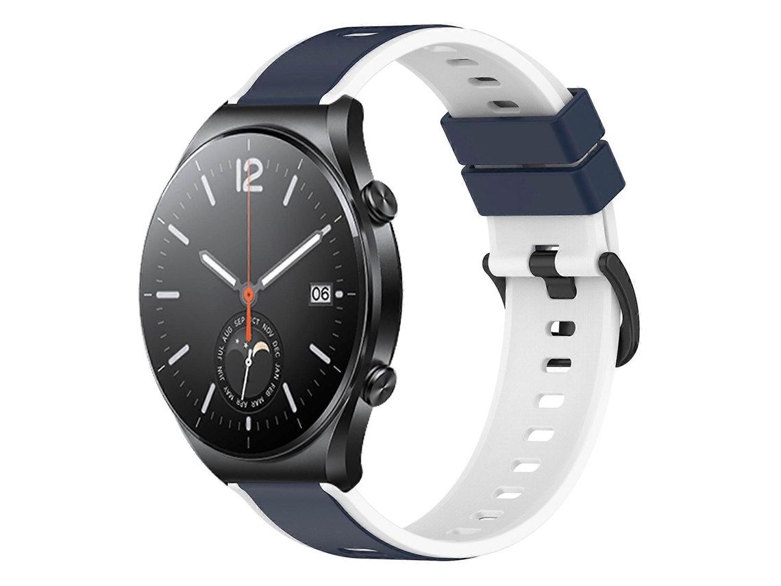 Pulseira De Silicone Bicolor De 22 Mm Para Xiaomi Mi Watch S1