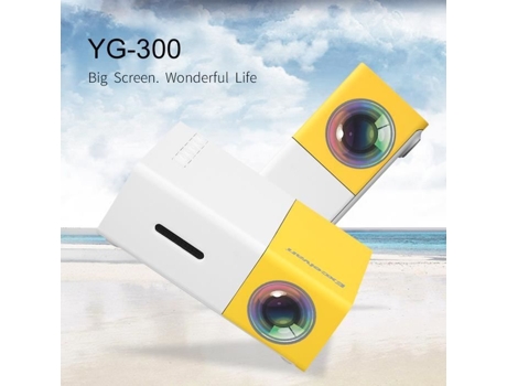 Mini Projetor Excelvan Yg300 Portátil 320 240p Suporte 1080p Av, Usb, Cartão Sd, Interface Hdmi Cinema Em Casa Eu Ovonni