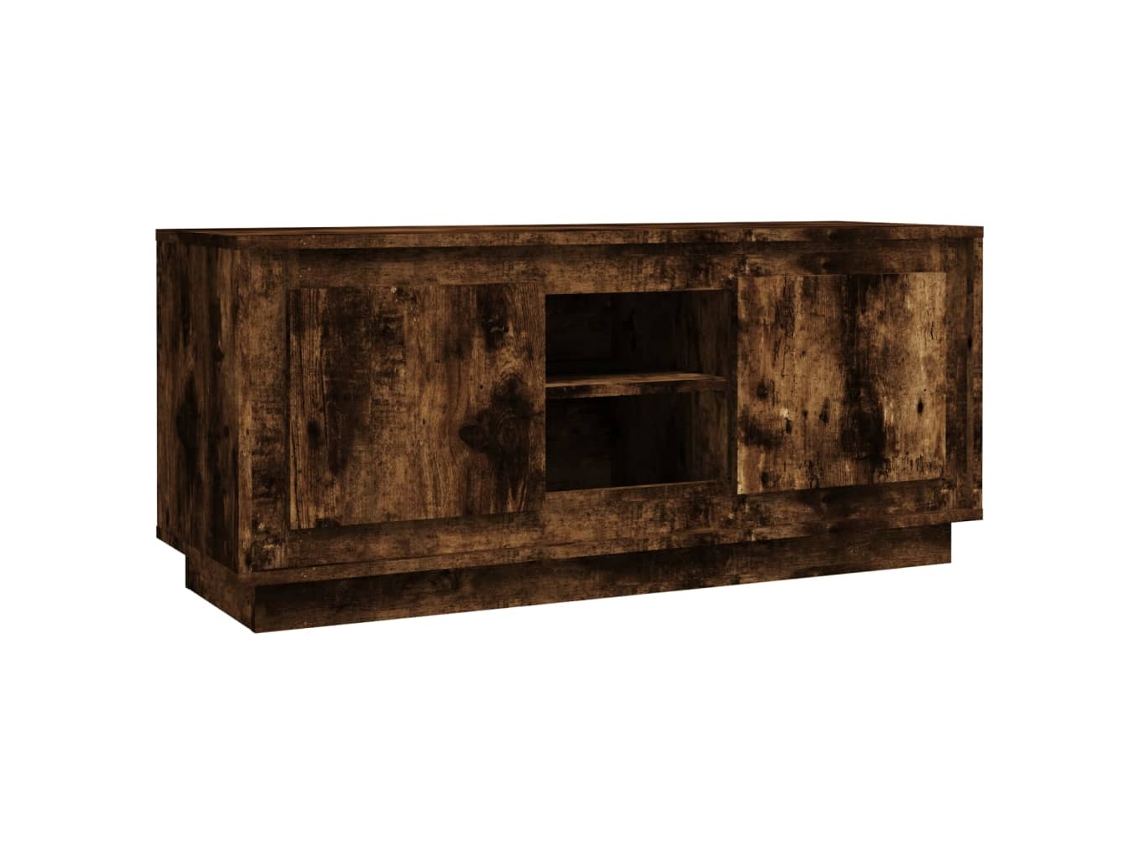 Tv Cabinet, Tv Cabinets Vidaxl Marrom Madeira Processada (n/a)