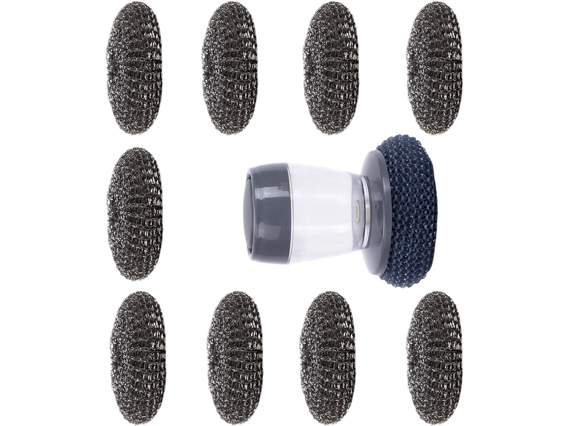 Escova De Limpeza Com Dispensador Automático Sabão, Esfregão Projetado Para Panelas E Pratos De Cozinha, Escova Com