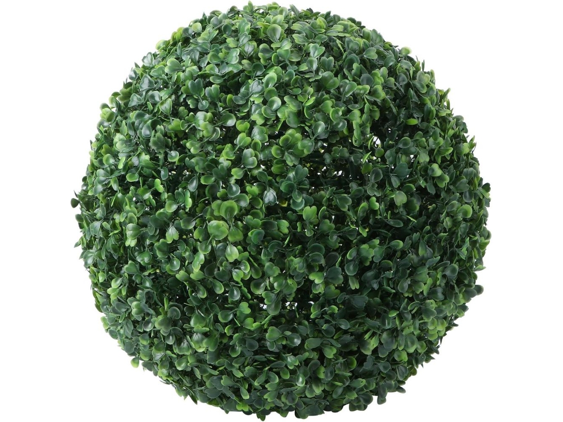 Bola De Grama Artificial 30 Cm(12 Polegadas), Decoração De Planta Falsa Para Ambientes Internos E Externos, Casa, Varanda, Sacada, Festa, Casamento