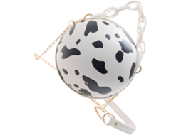 Bolsa Transversal Feminina Com Estampa De Vaca, Pequena, Ideal Para Celular E Cartões, Ou Elegante.