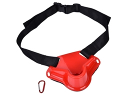 Cinturón De Pesca Linjou Com Porta Cañas Ajustável Para Barco E Pesca Em Rochas (vermelho)