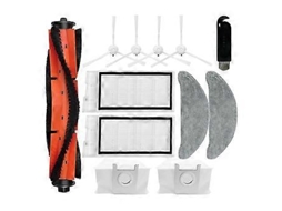 Peças de reposição e acessórios para aspirador robô Eve Plus SDJ01RM: escova principal, escova lateral, filtro HEPA e esfregão Slowmoose C
