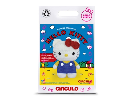 Kit De Crochet Circulo Amigurumi Hello Kitty Amarelo Ci482927 1/880403