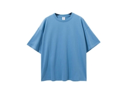 Camiseta De Algodão De Qualidade Superior Leve Respirável E Confortável Para Uso Diário E Aventuras Azul Médio