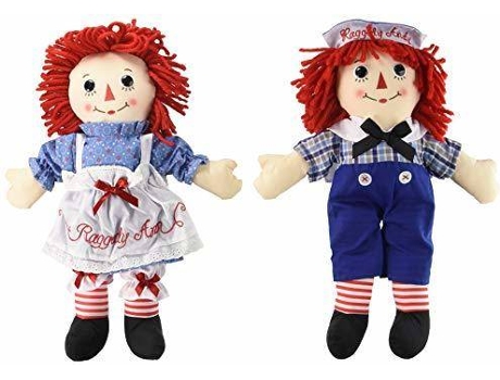 Boneca  Raggedy Ann and Raggedy Andy (Idade Mínima: 4 Anos - 16.69x11.97x4.29 cm)