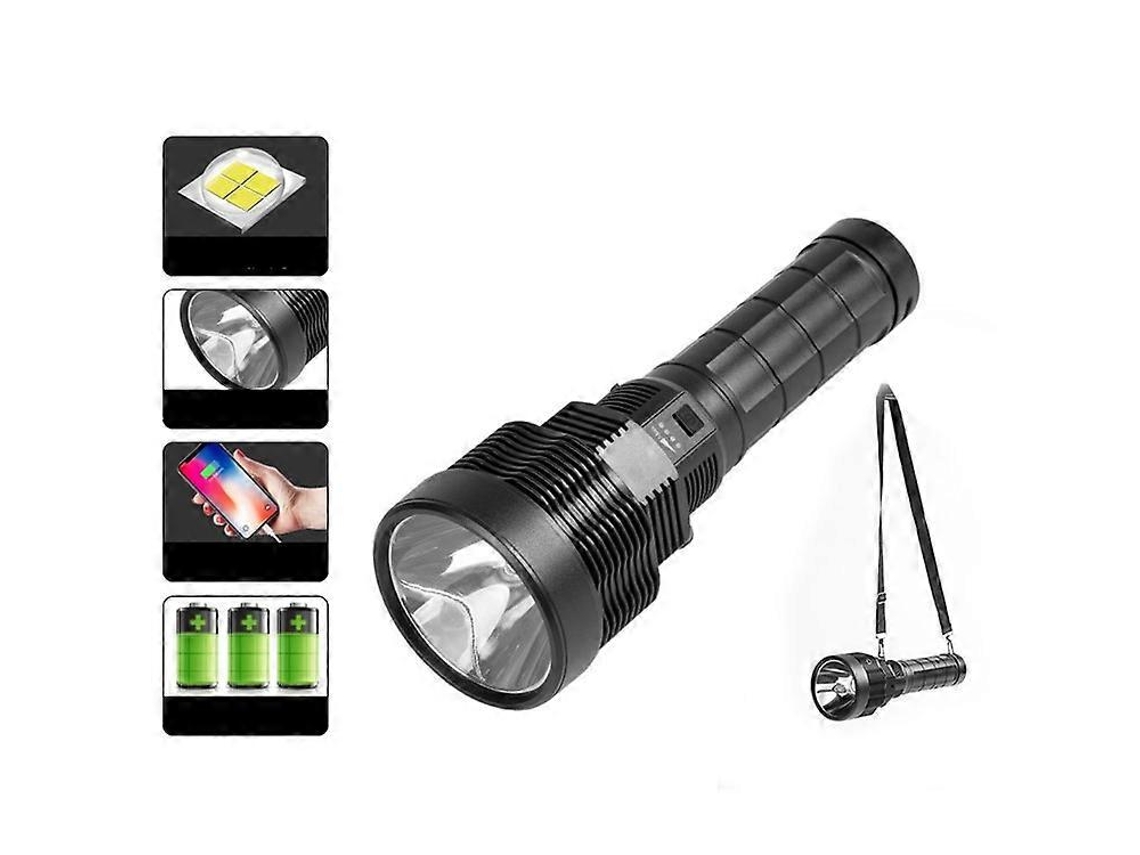 Smarter W5101 Lanterna Led Portátil Recarregável Usb 18650 À Prova Dágua Para Acampamento Olysi Shop