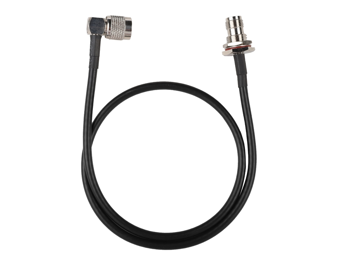 Aetheria cabo de Extensão de Antena Tri 60cm Tnc Macho para Fêmea Compatível com Tri Prc 152 Prc148 Ts Tca