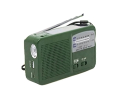 Rádio Am/fm Multifuncional, Portátil, Função Meteorológica, Solar, Manivela Olysi Shop