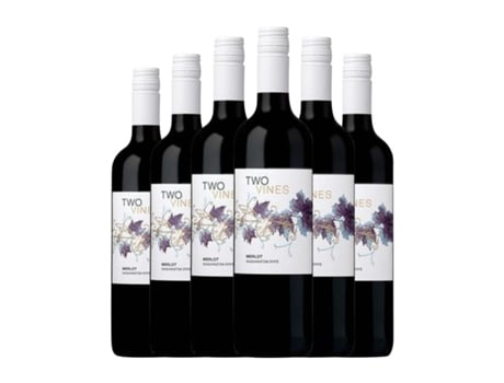 Vinho COLUMBIA CREST Two Vines Merlot (0.75 L - 6 Unidades)