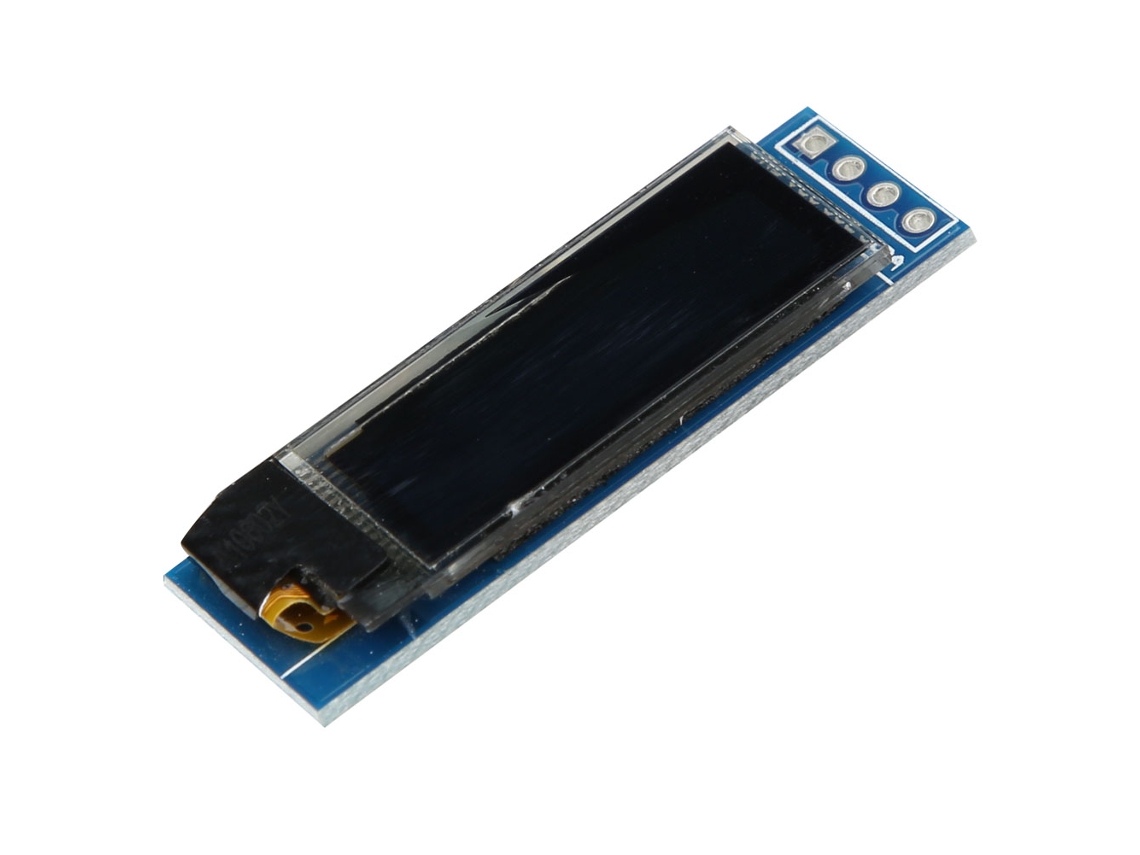 Módulo De Display Oled De 0,91 Polegadas Com Interface Iic, 128x32, Display Branco/azul, 3.3~5v.