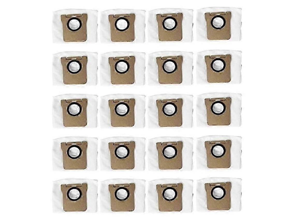 Conjunto De 20 Sacos Pó Substituição Para Aspirador Robô Bot L10s Ultra/ S10/ S10 Pro. Tuotuo