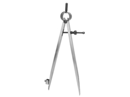 Compás De Dibujo Alar Divisor Herramienta Rotatoria Para Artesanía Y Dibujo 200mm