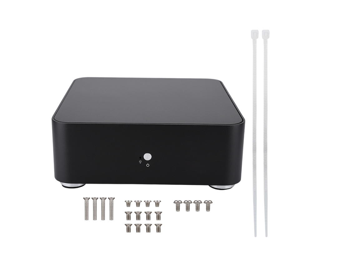 Caso Mini Itx LAXISCREED Htpc Preto
