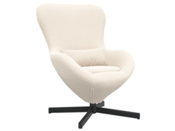 Conjunto 1 Assento Interno Vidaxl Creme Tecido (63 X 73 X 90 Cm)
