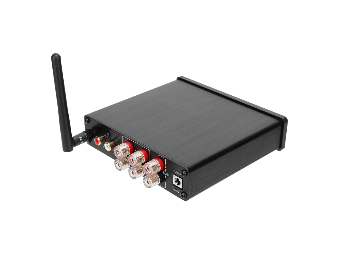 Amplificador de áudio estéreo digital TPA3116 2.1, alumínio, 12 V-24 V CC